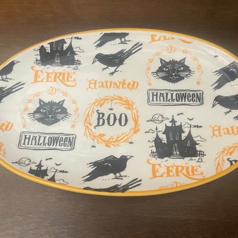 Angela Staehling sketchbook series by Magnolia Halloween plate - Picture 2 of 10